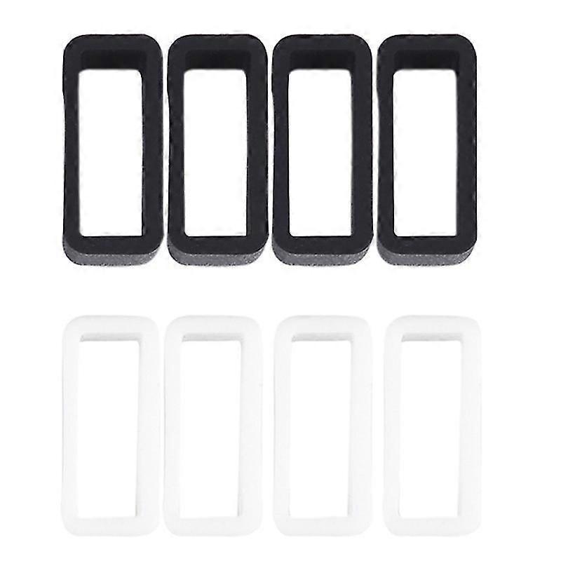 8pcs Silicone Watch Clasp