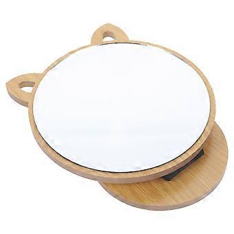 Girls Makeup Mirror Wooden Desktop Vanity Decorative Mirror