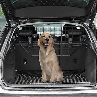 Rete divisoria universale per cani da auto, protezione per bagagliaio, regolabile da 90 a 120 cm, in metallo.
