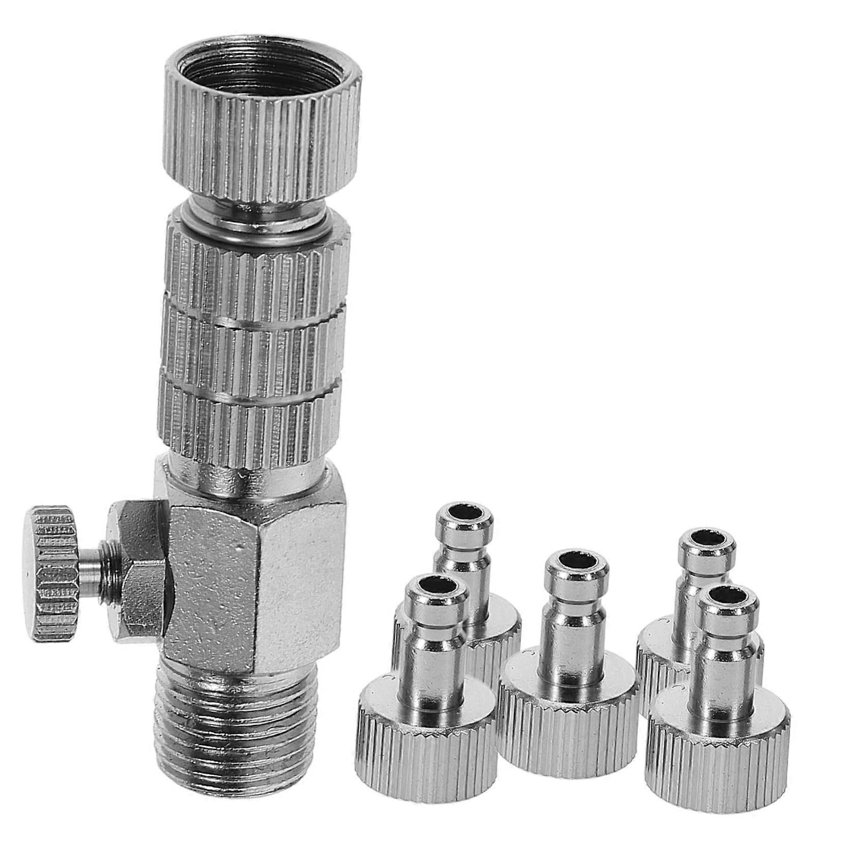 Airbrush Quick Connect Coupler and Hose Adapter Set, Quick Release Design, Durable Copper Build