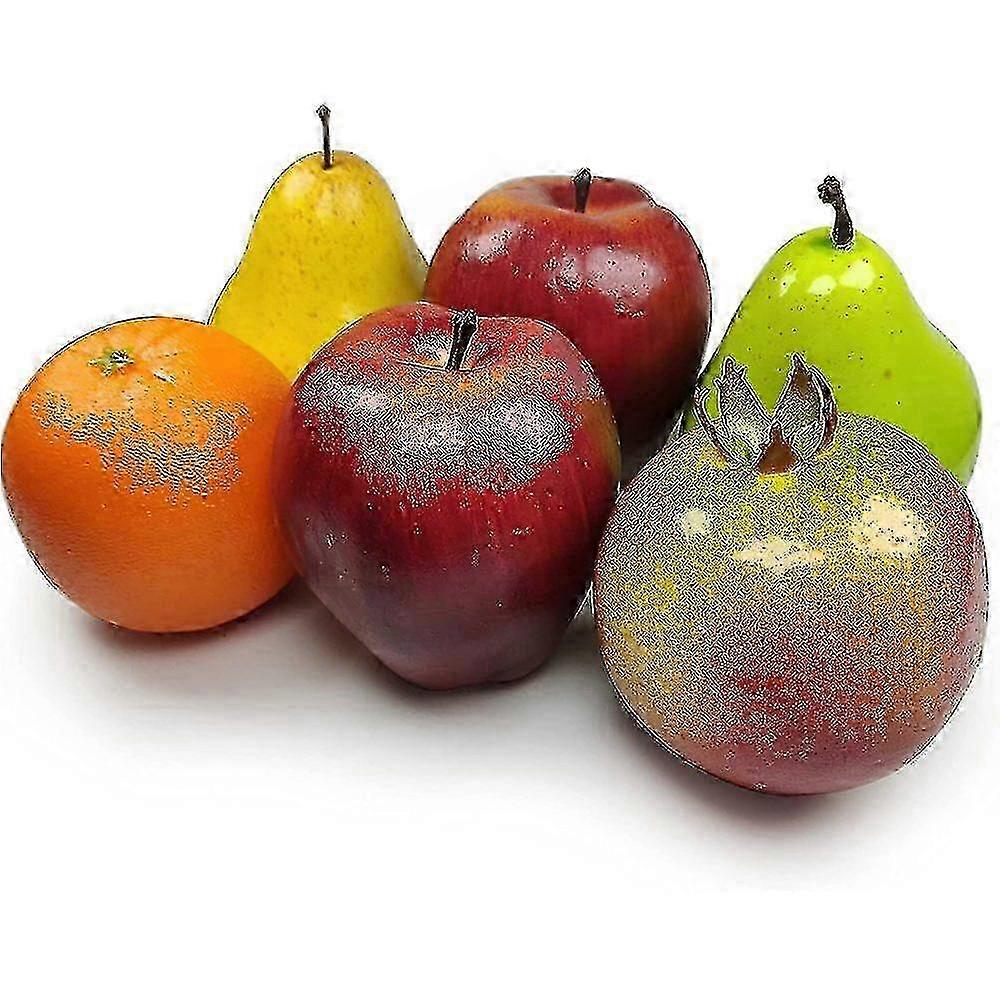 Christmas Decor 6-pc Artificial Fruit Set