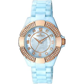 Radiant new ceramic Quartz Analog Woman Watch with RA257205 Plastic Bracelet