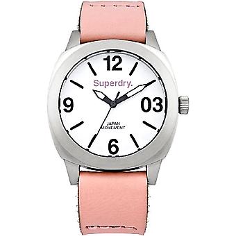 Superdry thor midi pale watch watch for Japanese Quartz Analog Woman with Cowskin Bracelet SYL116P
