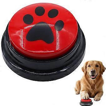 Dog Cat Communication Buttons Voice Recording Button for Pet Training Buzzer 30 Second Record Playback Interactive Toys