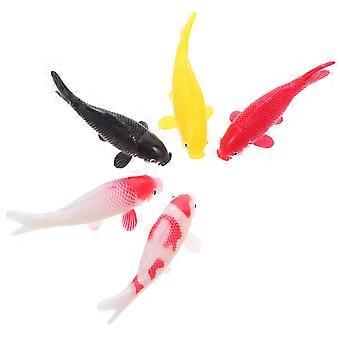 Miniature Koi Fish Ornament for Aquarium Floating Display 5Pcs