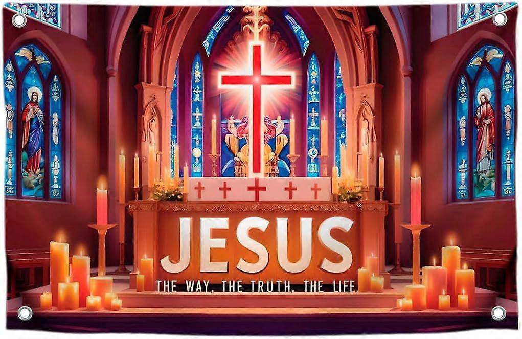 Christian Cross Flags IW0037