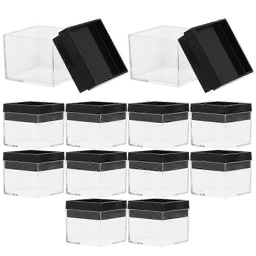 Mineral Specimen Display Boxes Transparent Storage Boxes compatible with 12Pcs Sample Safety