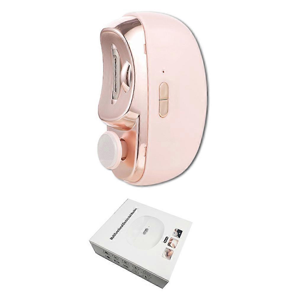 Pink Multi-Use Nail Grinder With Manual