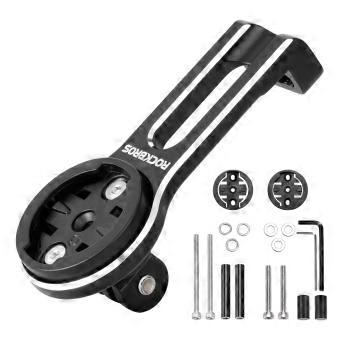 Fietscomputerhouder, aluminium, universeel voor GoPro en fietscomputer