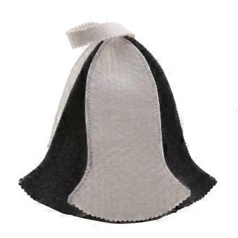 Sauna Hat Felt for Men and Women Heat Insulation Protection Lightweight Breathable Unisex Black White