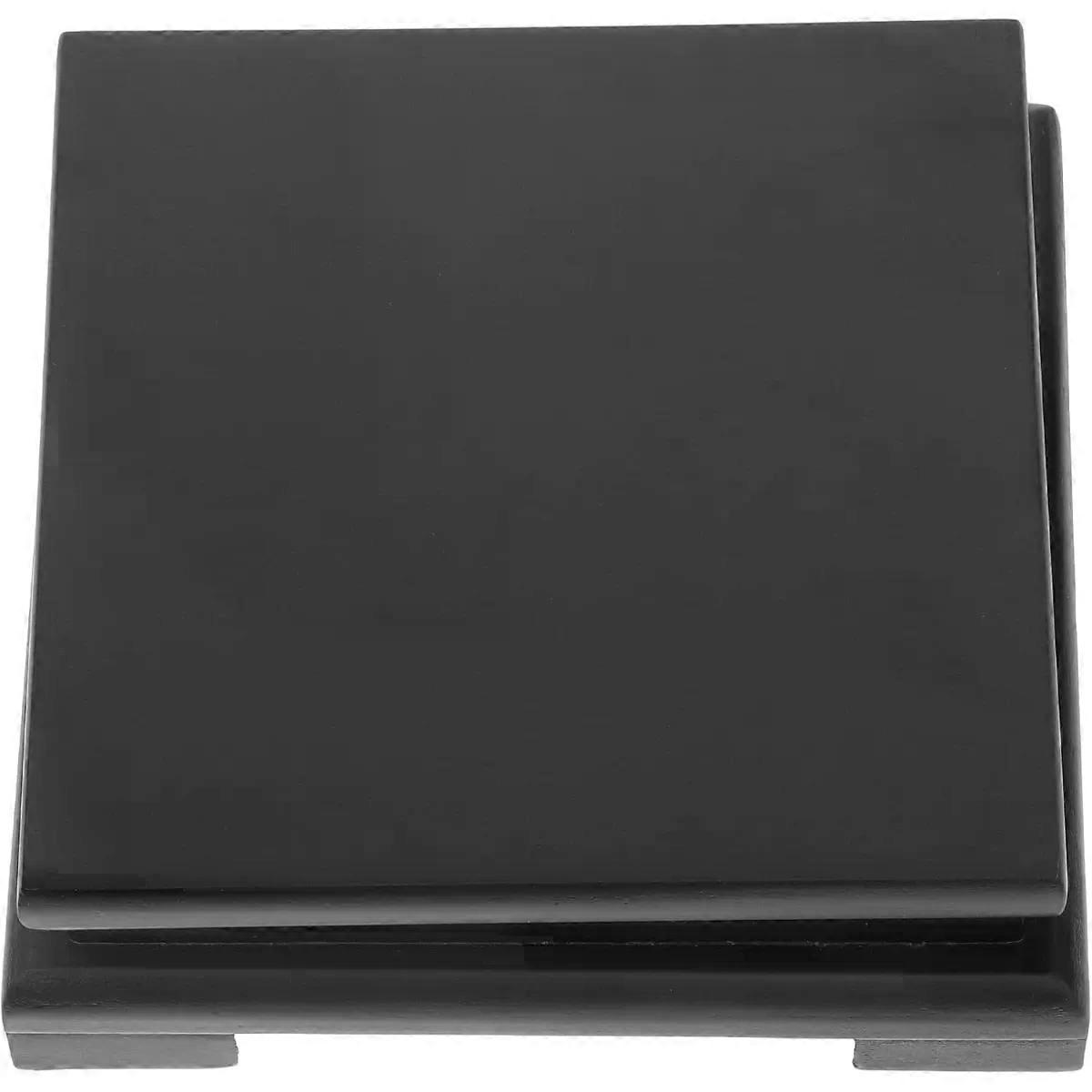 Square Solid Wood Display Base for Table Lamps and Diffusers