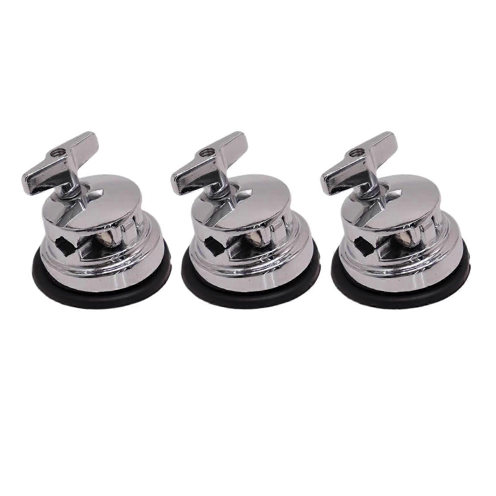 Drum Leg Mount Set 3Pcs Durable Floor Tom Clamp with Universal Compatibility for Quick Replacement