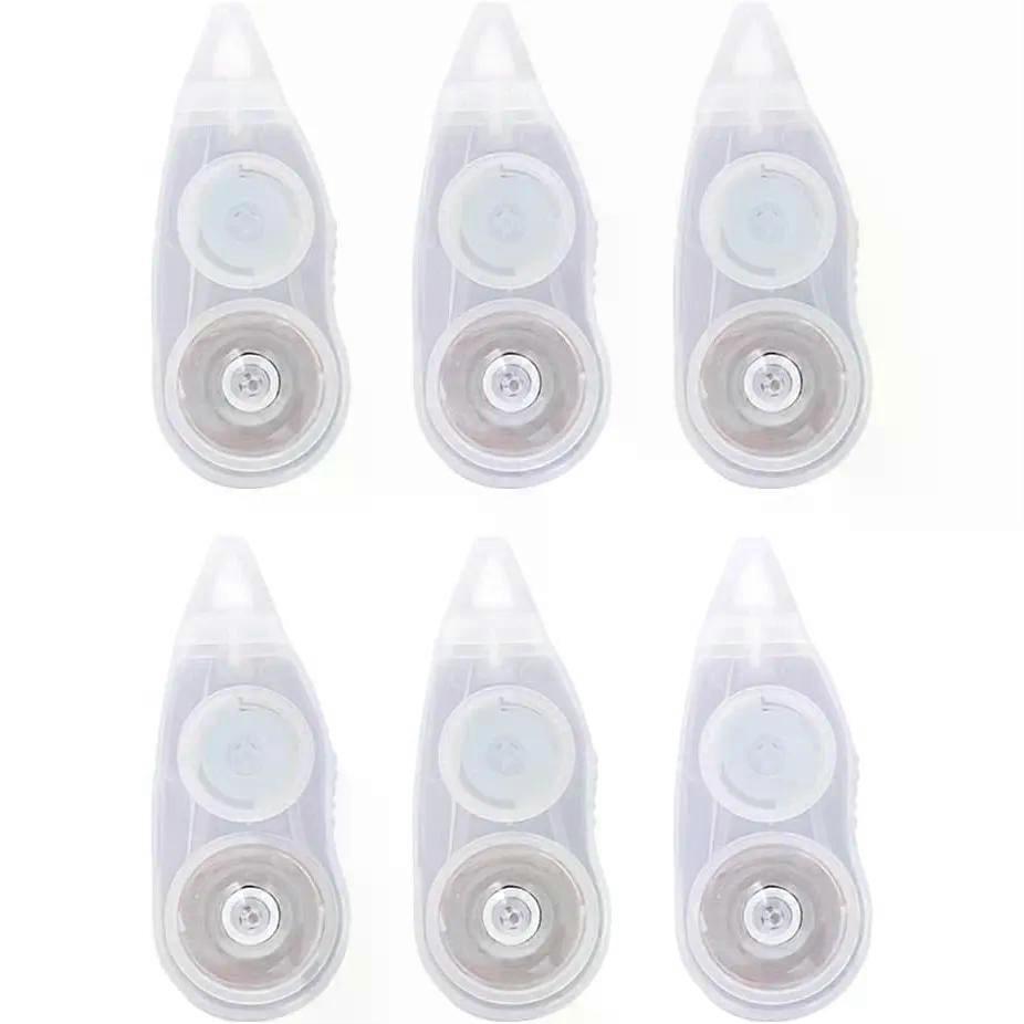 6pcs Correction Tape Plastic Portable Students Writing Accessories