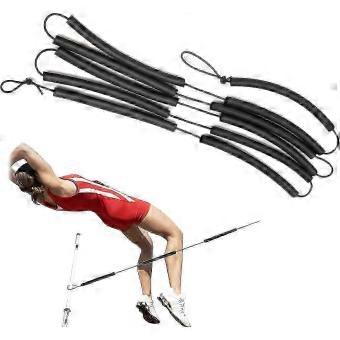 R10 High Jump Bungee Bar, 8.2ft Long High Jump Bungee Bungee Bar, Foam Track and Field Standard Rope, Suitable for Beginner Athletes to Practice, High