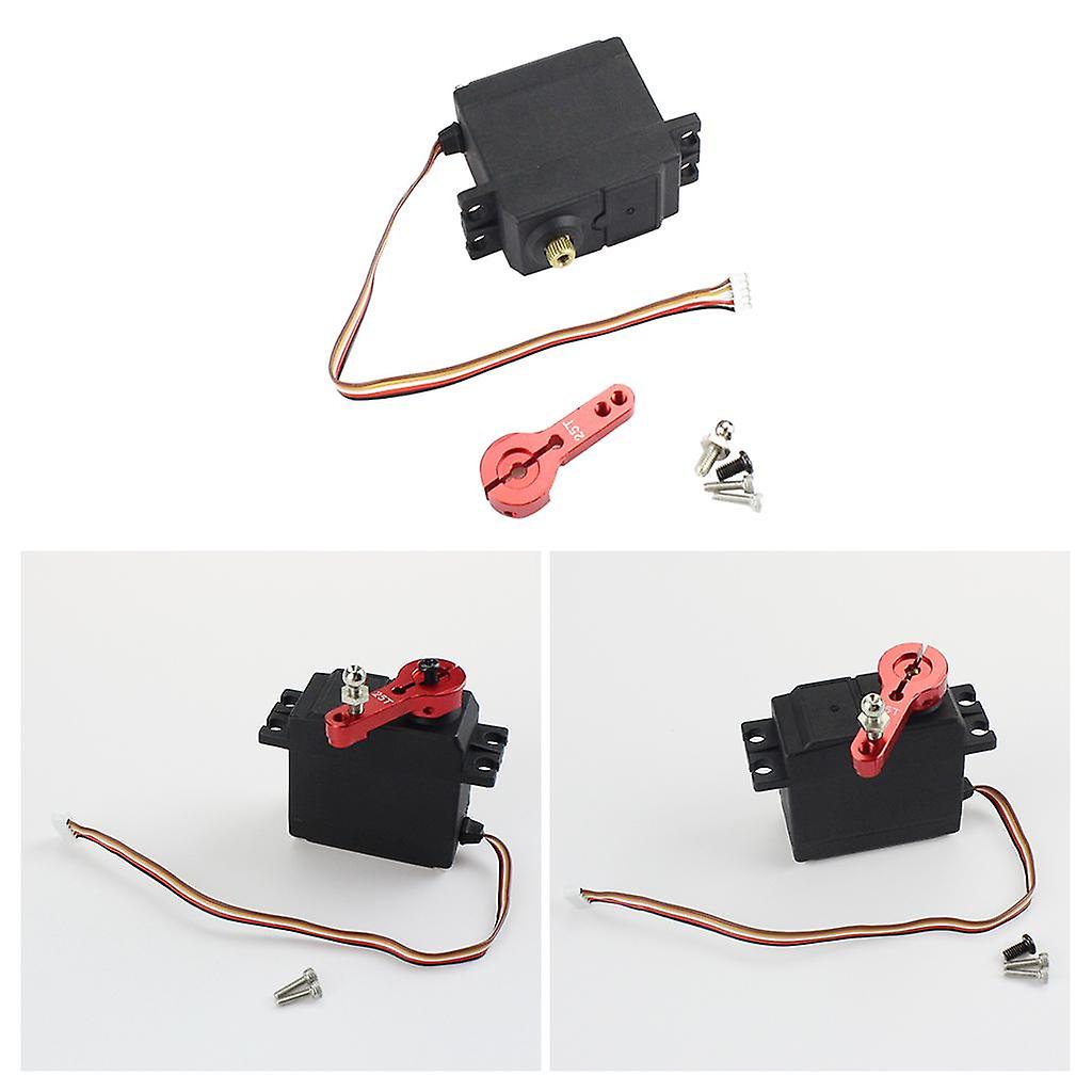Gear Servo with Servo Arm for Wltoys 104001 1/10 RC Crawler Truck Car DIY