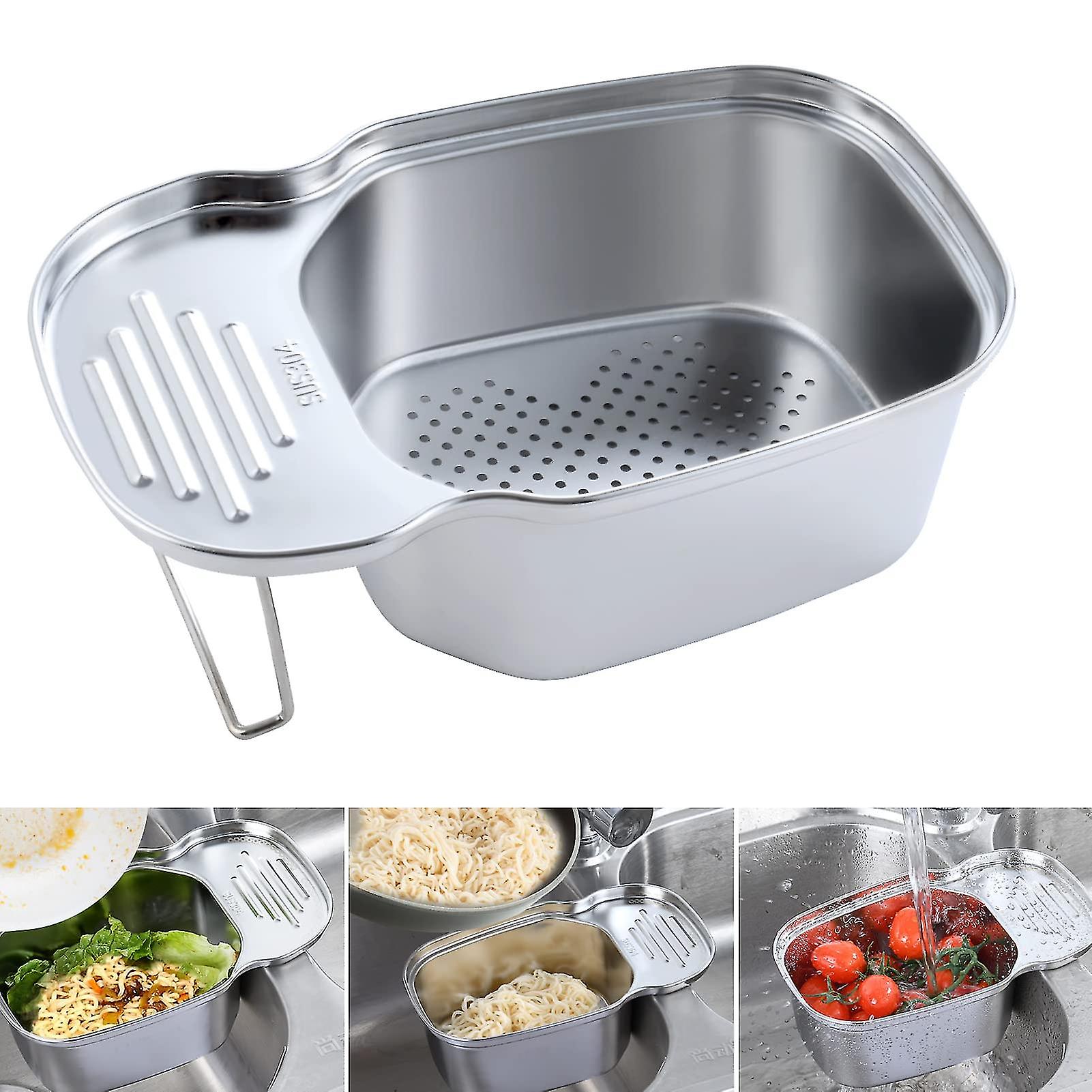 Stainless Steel Kitchen Sink Drain Basket Strainer