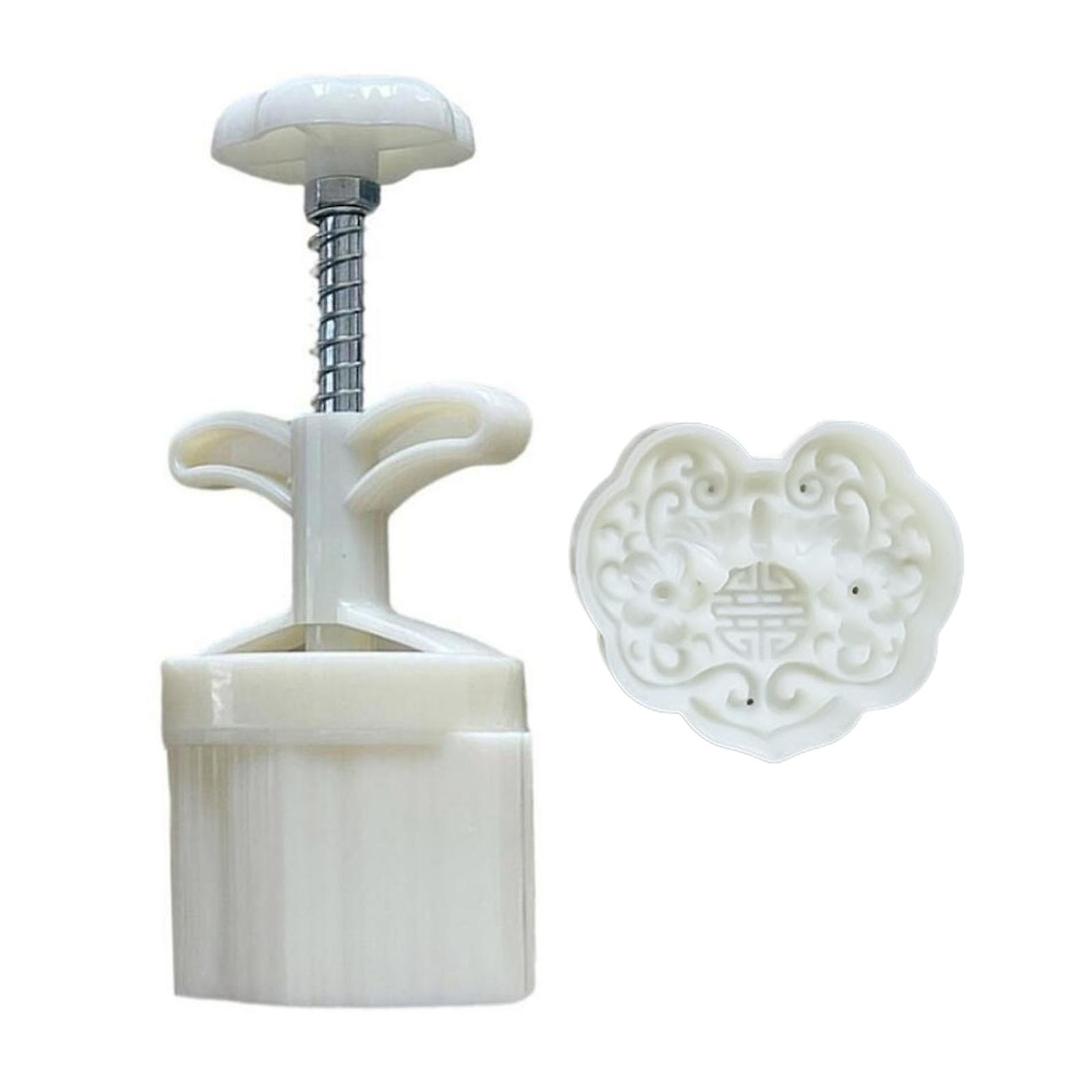 Ruyi Lock Shaped Mooncake Moulds DIY Baking Tools Kitchen Gadgets for Mid-Autumn