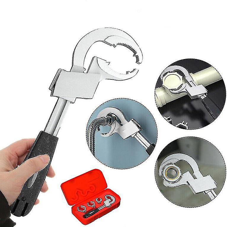 Adjustable Wrench Multifunctional Universal Open End Wrench Bathroom Repair Tool