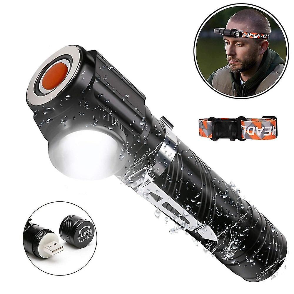 Recharable -funct Led Flash Built-in Usb Charging With For Riding Ing Cam