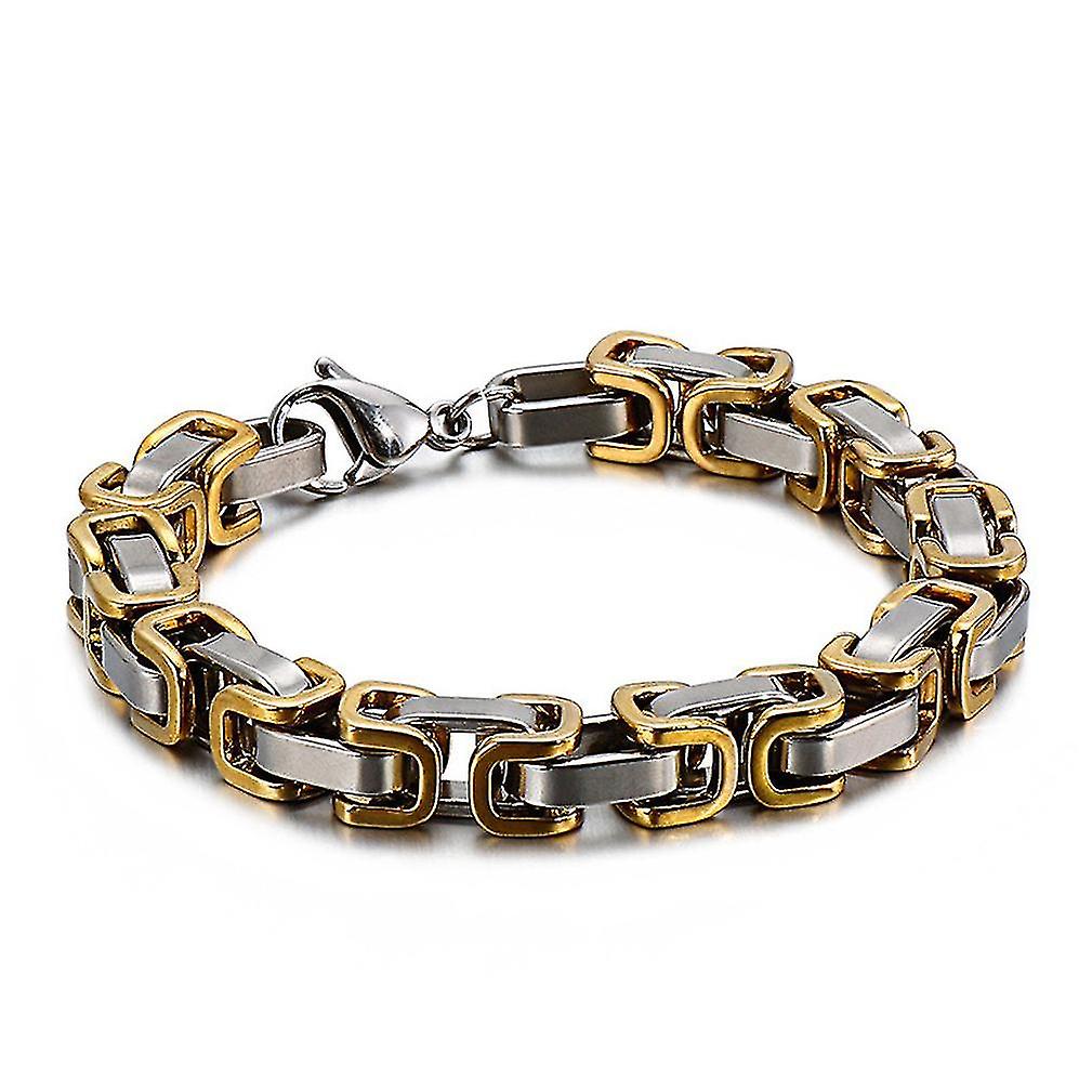 Loop Chain Stainless Steel Bracelet With Imperial Flavor