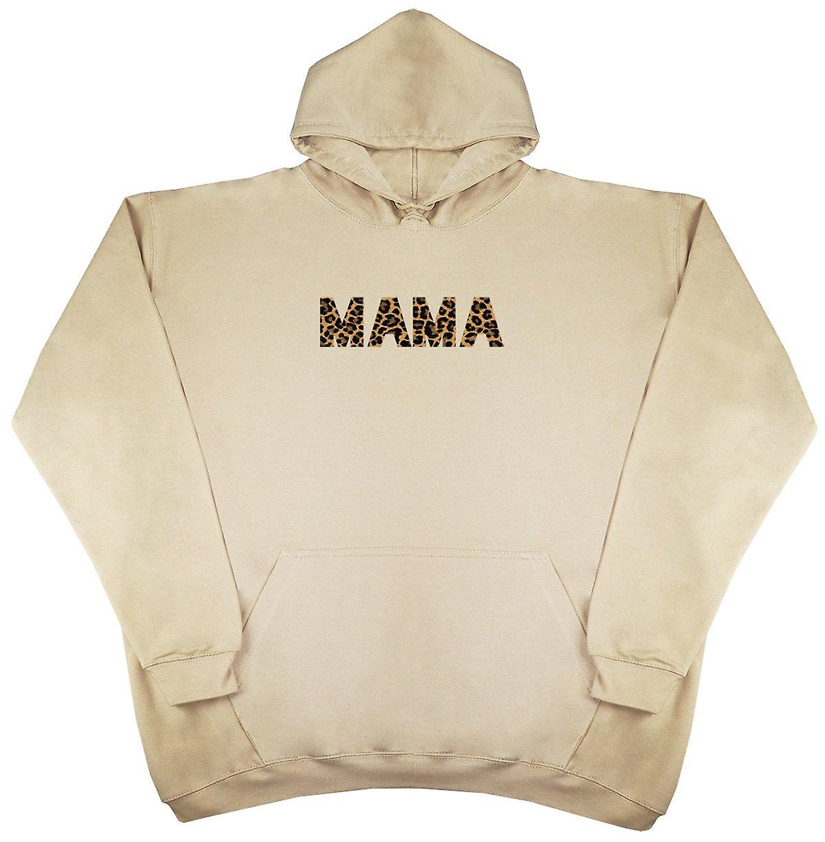 Mama - Leopard Print - New Style - Huge Size - Oversized Comfy Hoody