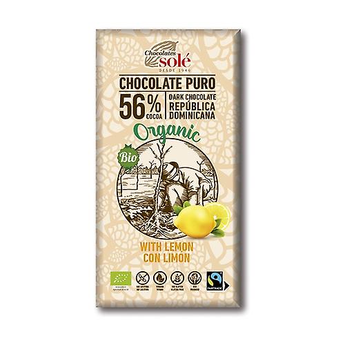 56% dark chocolate with lemon 100 g (Vanilla - Lemon - Cocoa)