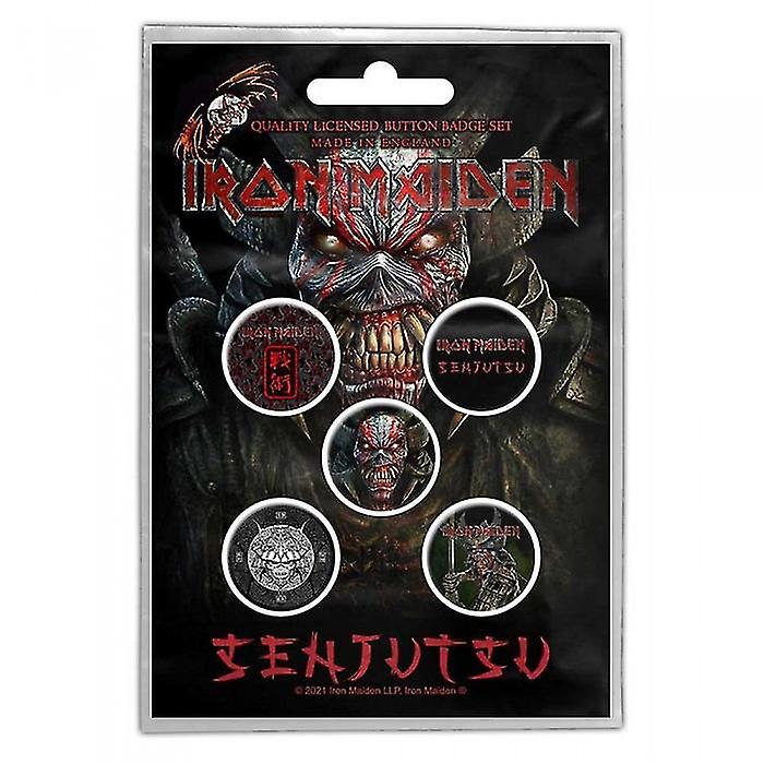 Insignia Senjutsu de Iron Maiden (Pack de 5)