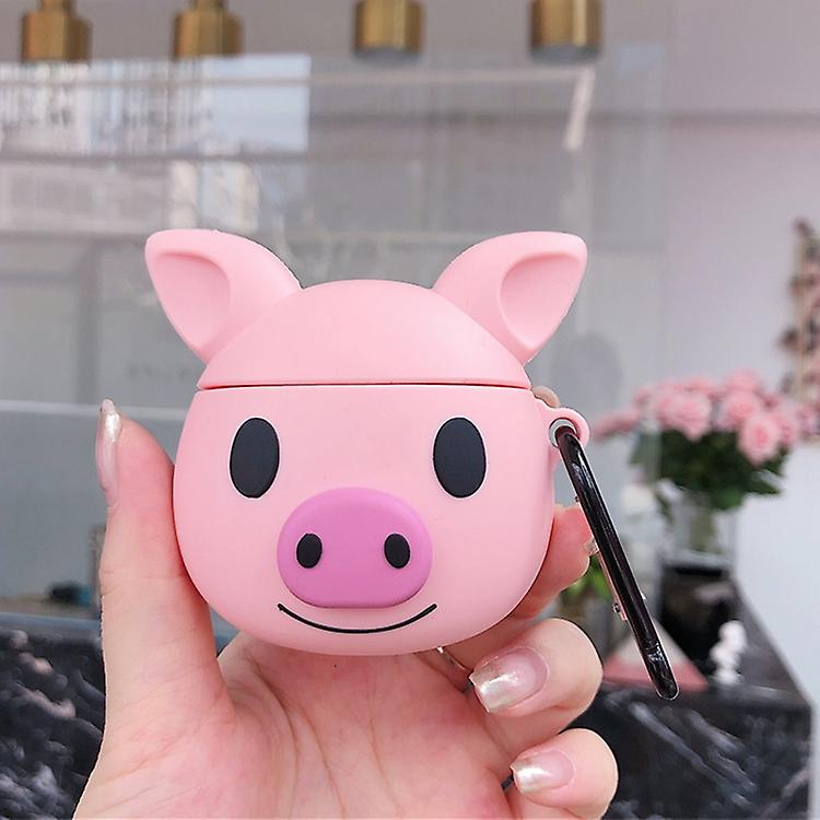Silicone Cute Pig Shape Case for Apple AirPods 1 / 2