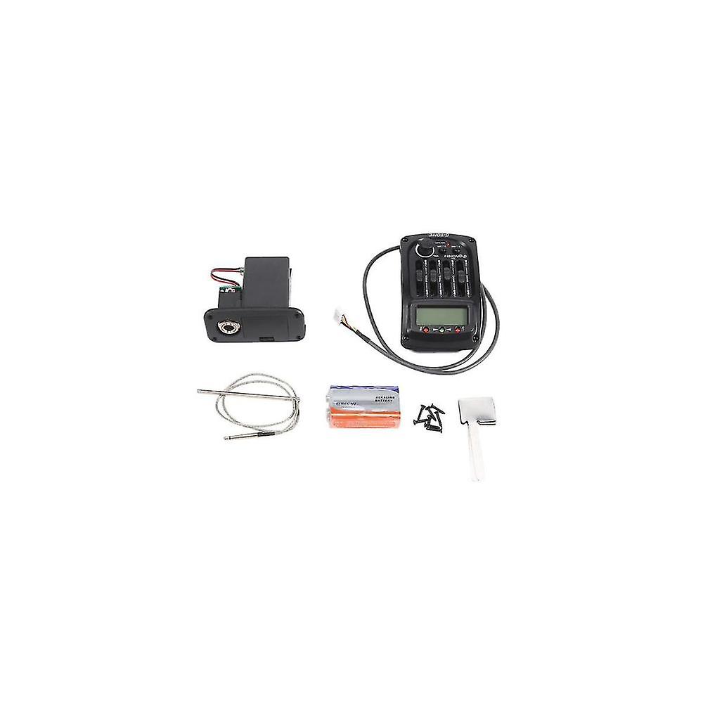 G-tone Folk Yukrili Box Pickup Gs-3 4-stage Equalizer With Calibrator Function Guitarra Preamp Pie