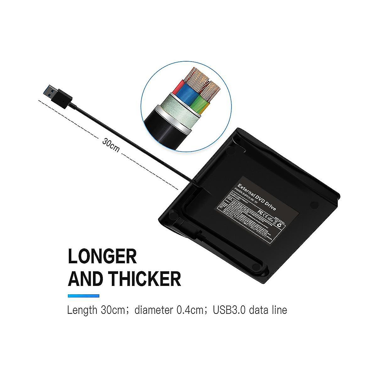 Usb3.0dvd/cd Burner External Mobile Notebook Type C External Optical Drive External Drive