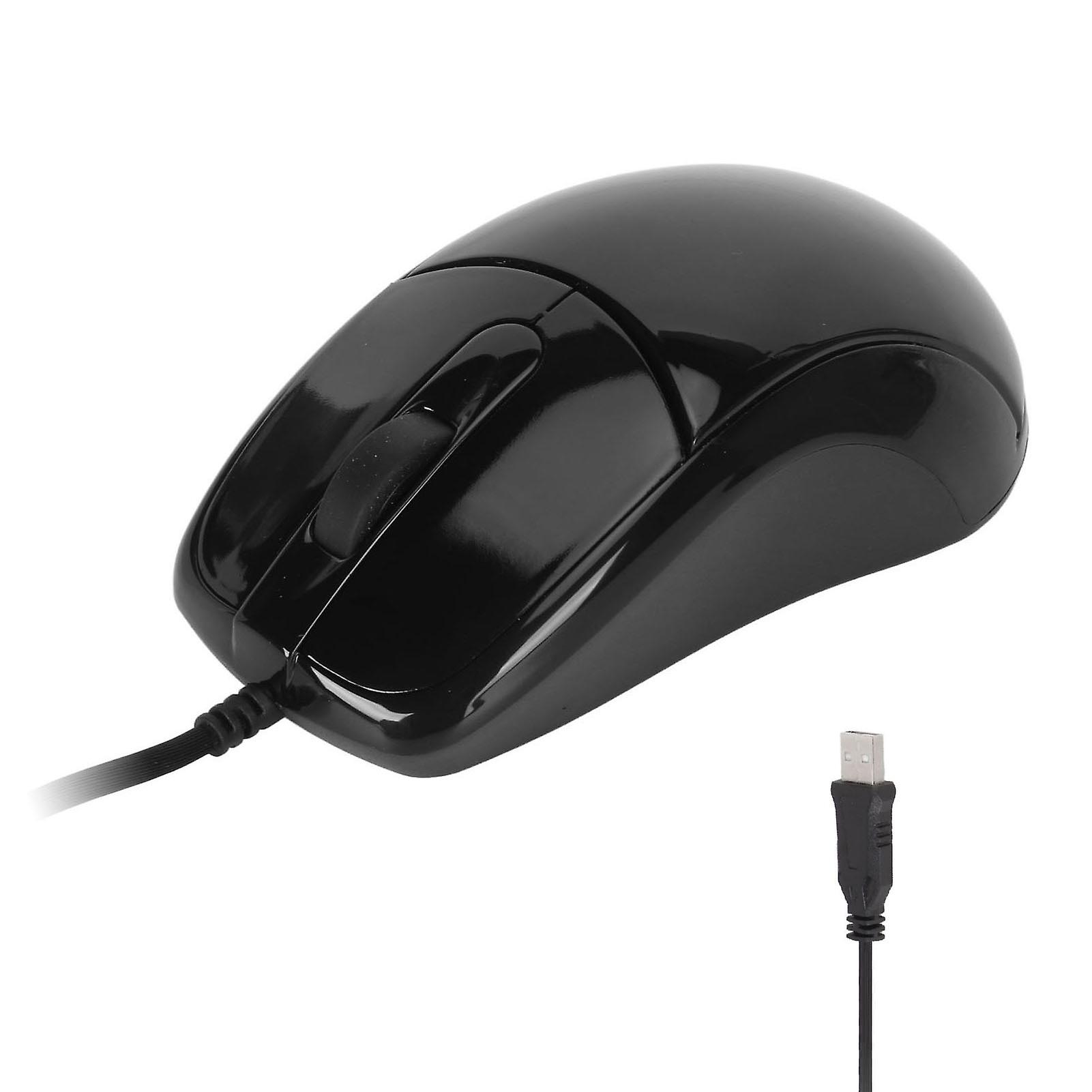 Heated Mouse with 3 Heated Buttons Hand Warming USB Wired Mouse with Heating Indicator Light for Winter