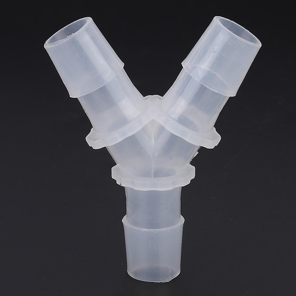 10PCS Transparent 3.9mm Soft Hose Y Type Connector Joint