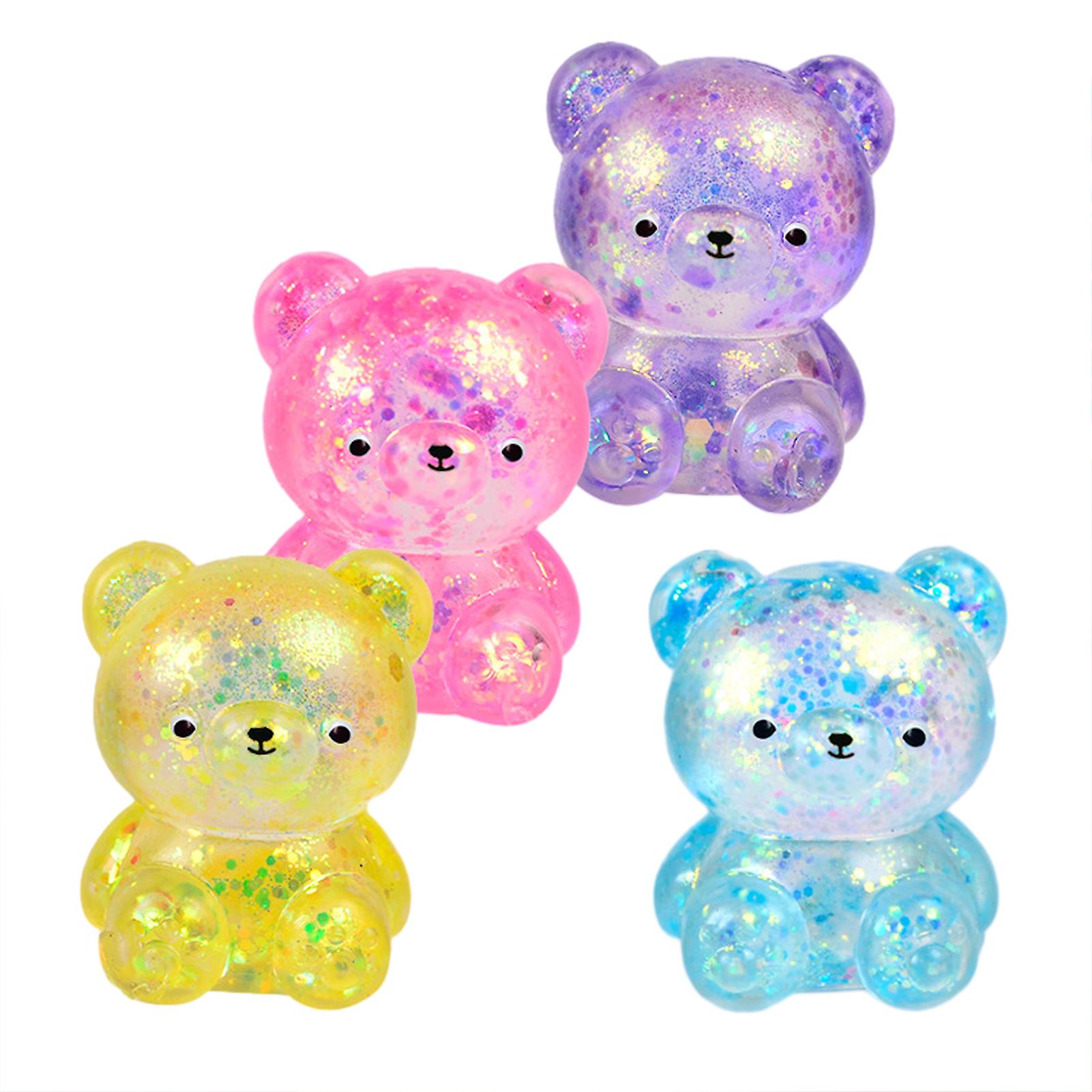 Petit ours Squeeze Rebound Toy Poupée élastique élégante de haute qualité pour l’intérieur