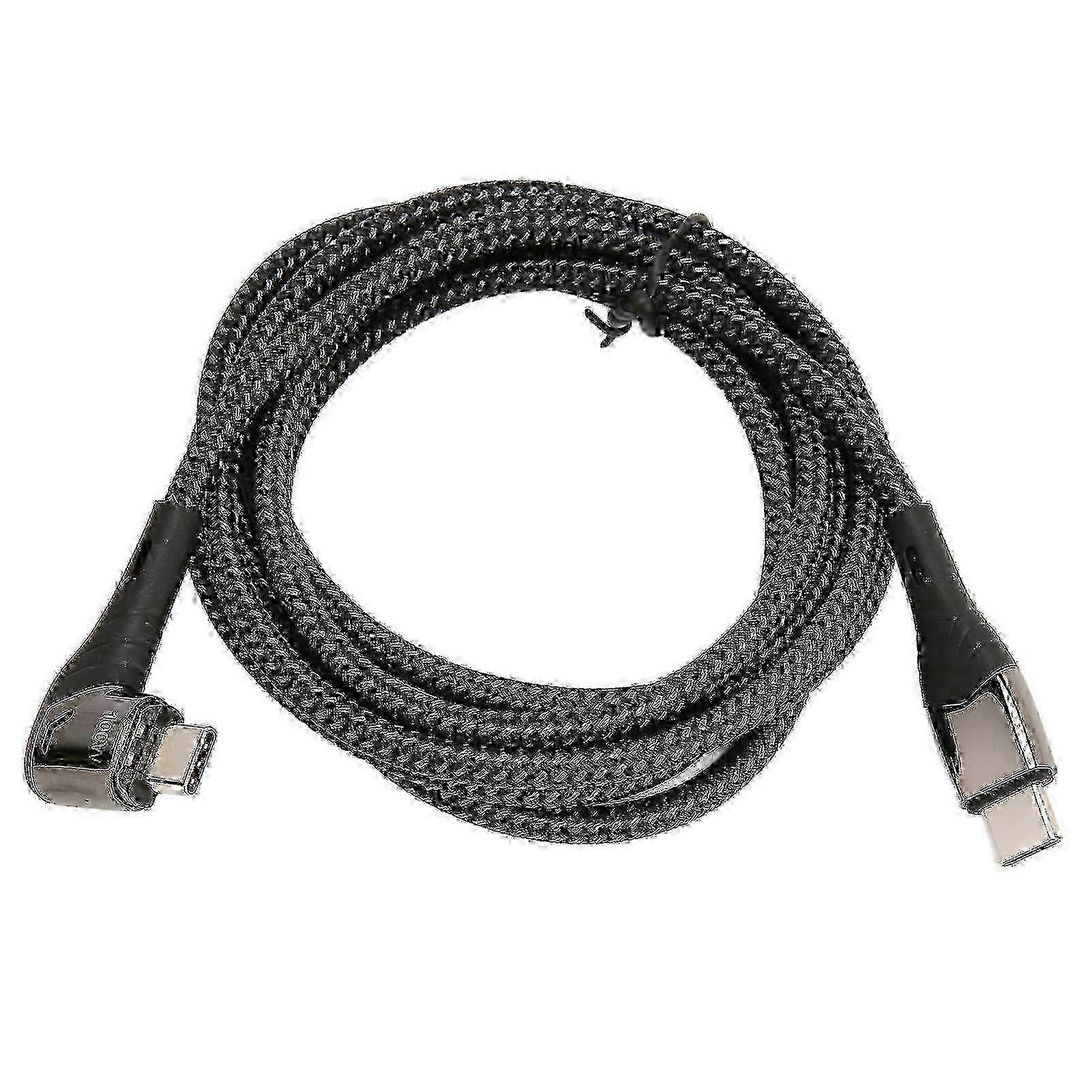 USB C Magnetic Cable 480Mbps Data Transmission PD 100W Charging 1.5m Length USB C to USB C Extension Cable with LED Light