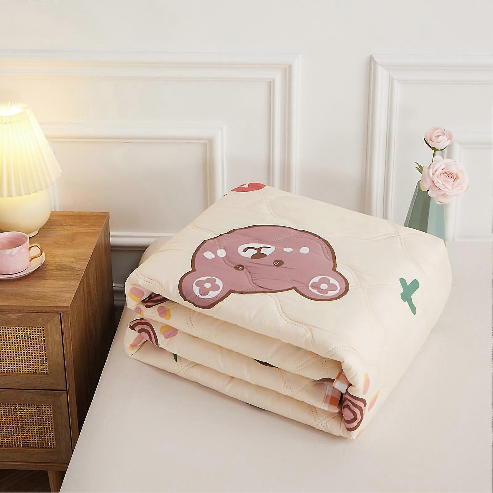 Summer Air Conditioner Quilt Machine Washable Soft Breathable Portable Air Conditioner Blanket Summer Comforter