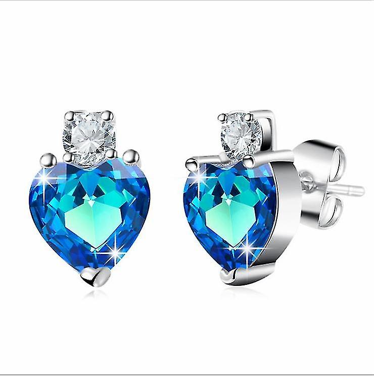 Heart Crystal Earring