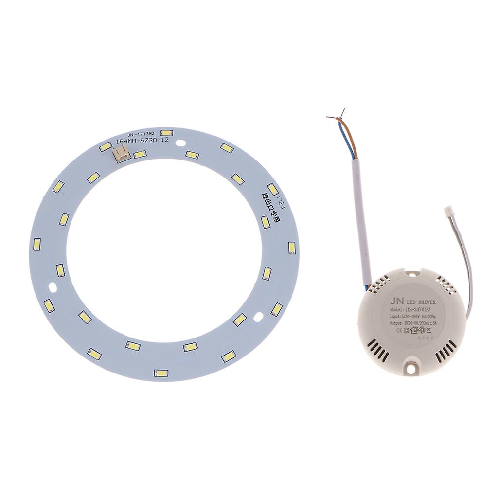 LED Module Board Ceiling Lamp Replacement Light Bulb 220V White-12W