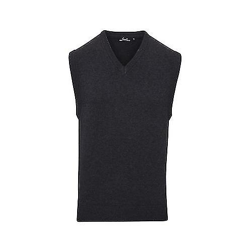 Premier Mens Knitted Sleeveless Sweater Vest