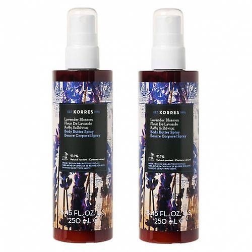 Korres Promo 薰衣草花身体黄油喷雾 250ml 1+1