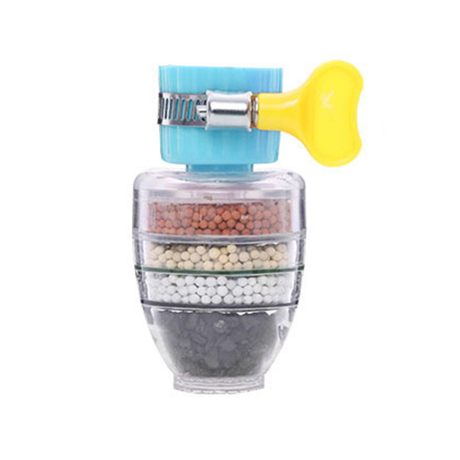 Faucet Filter Universal Interface 6 Layers Fine Filtering PP Reduce Impurities Tap Water Purifier