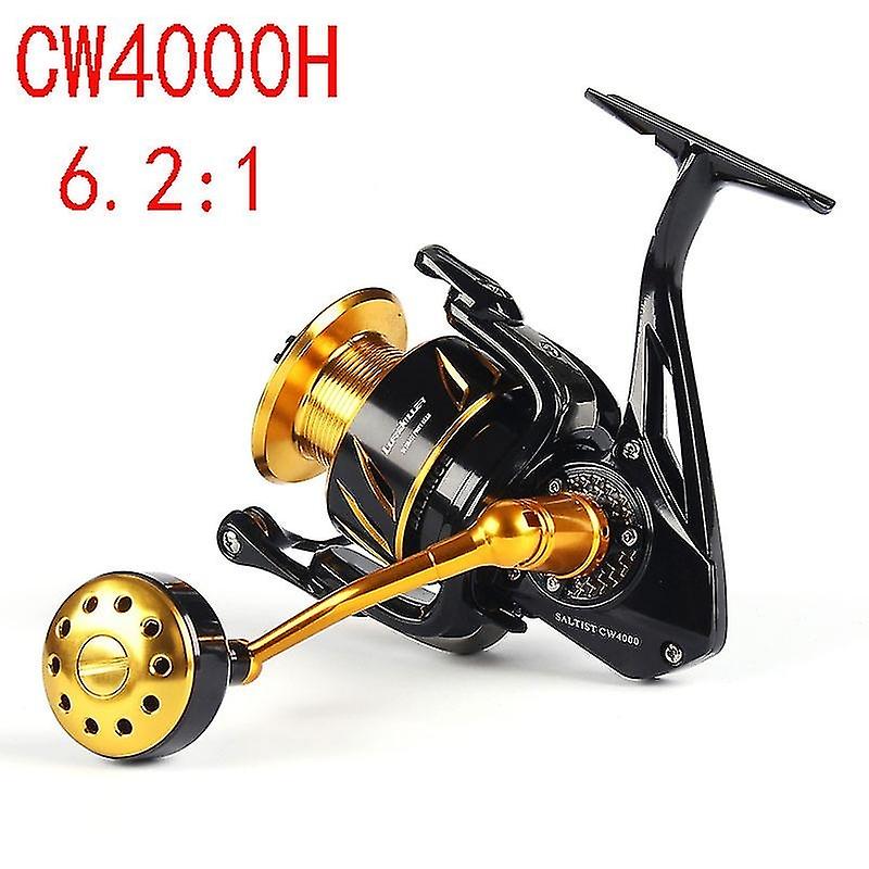 Lurekiller  Spinning Reel For Jigging, Saltist Cw3000- Cw10000, With Alloy Spool, 35kg Drag Power, 1