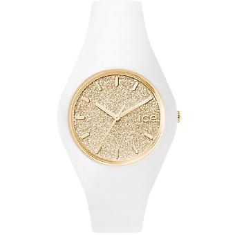 Ice glitter quartz analog woman watch with ICE Silicone bracelet. Gt. WGD. U.S.15
