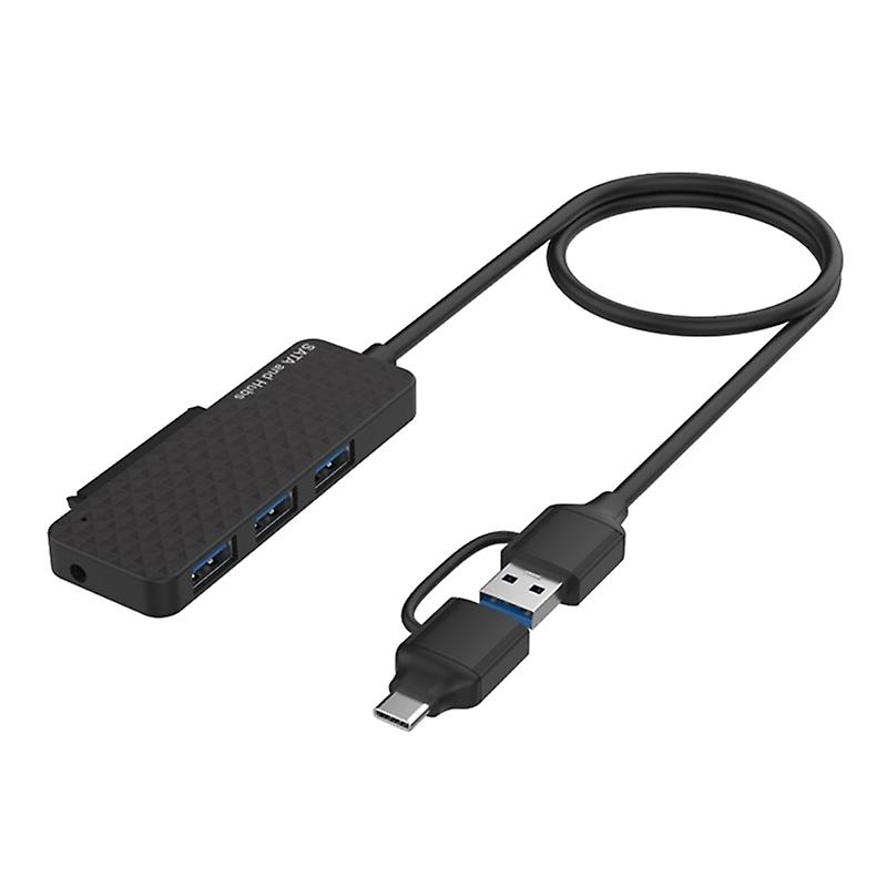 TypeC USB3.0 to Sata Adapter Cable with Power Supply Support 2.5'' SSD HDDs