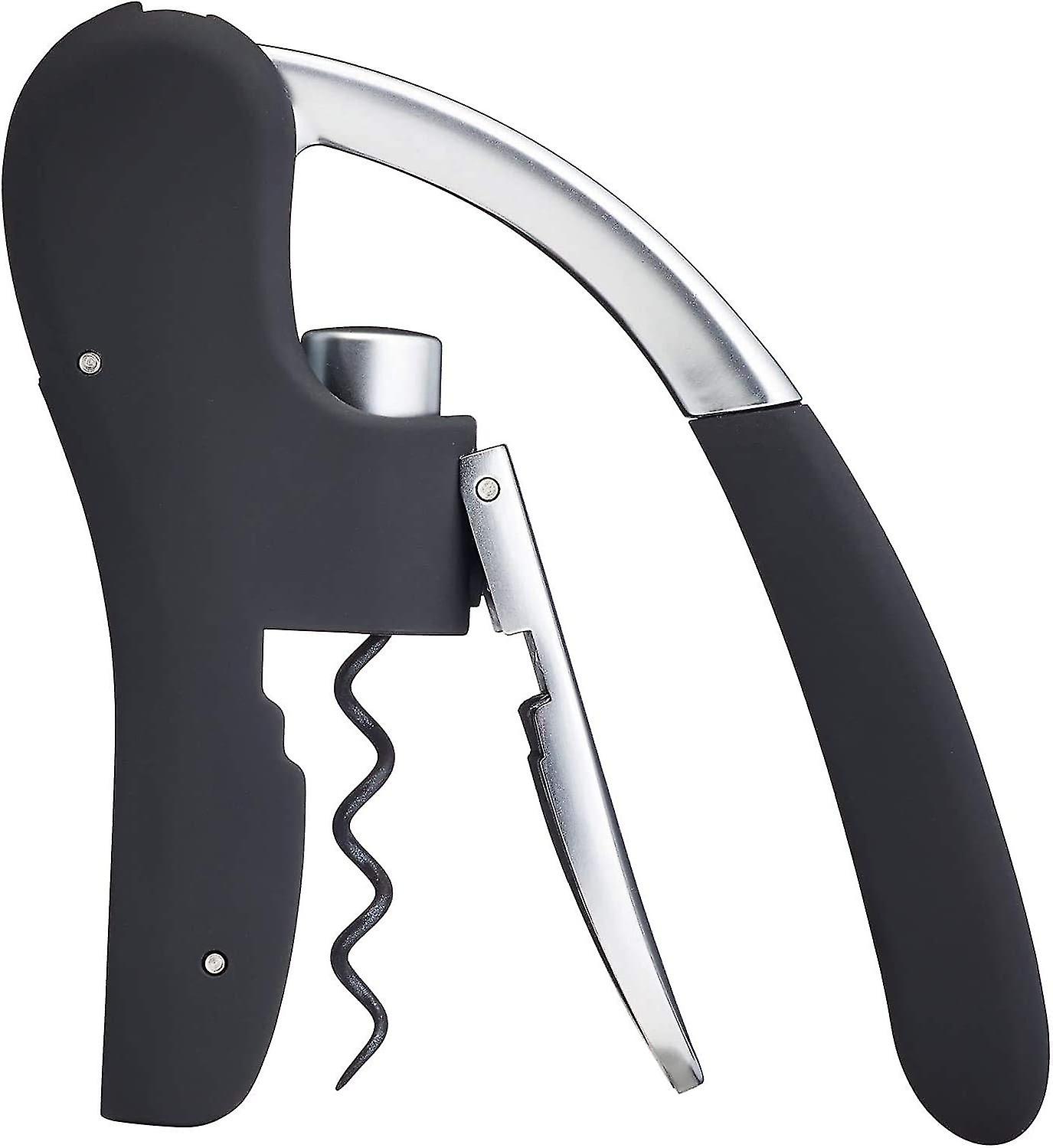 Corkscrew, Wine Bottle Opener, Zinc Alloy Professional Power Wine Opener, Bottle Corkscrew Opener Built-in Foil Cutter Premium Rabbit Lever