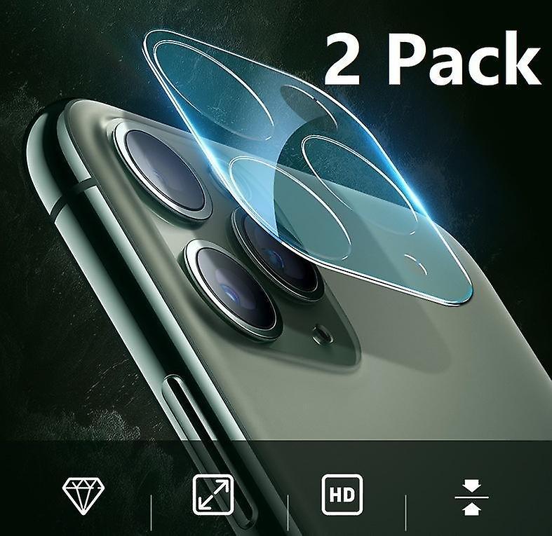 2 Pack iPhone 11, 11 Pro, Pro Max Camera Tempered Glass Screen Protector