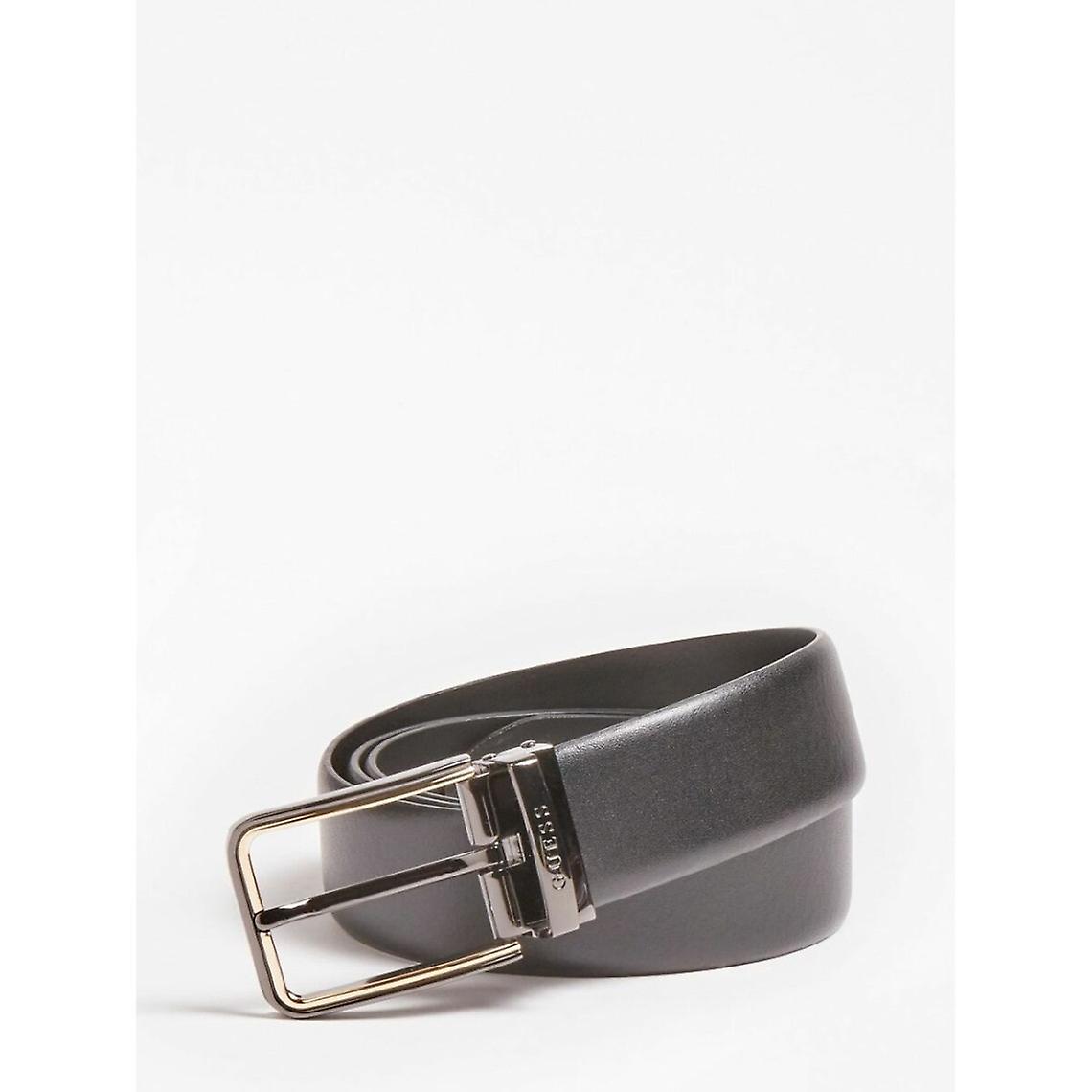 Ceinture En Cuir Noir Ajustable