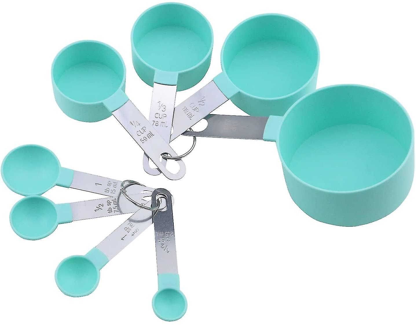 Measuring Cups And Spoons Set Green
