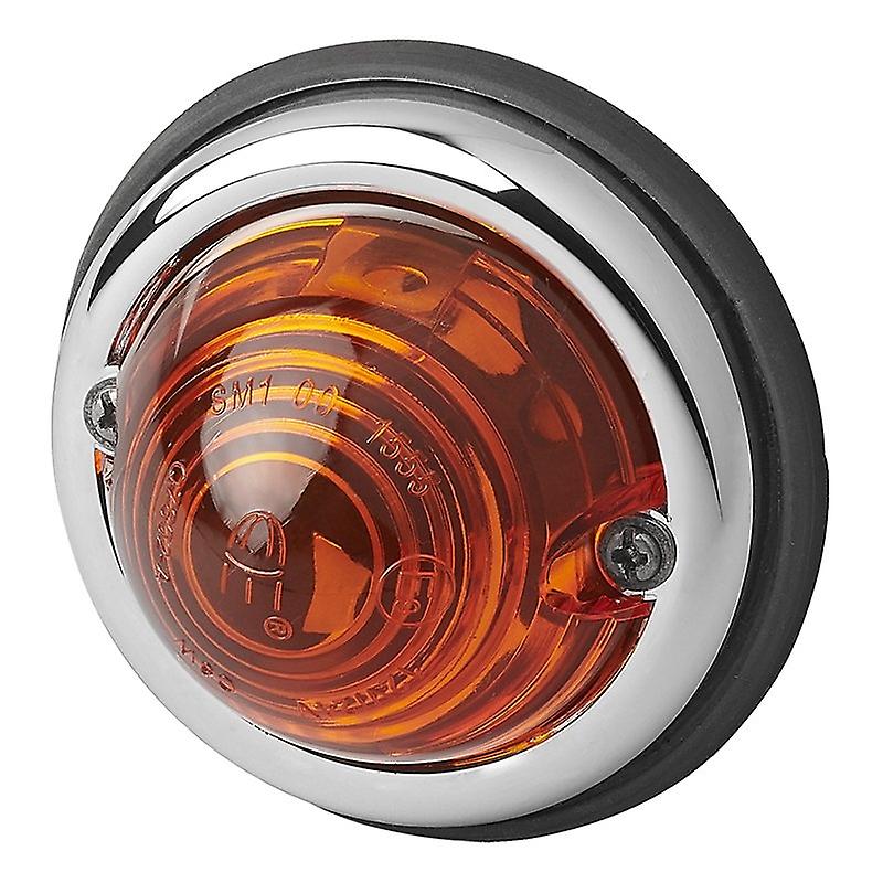 Side Marker Light Amber 70mm