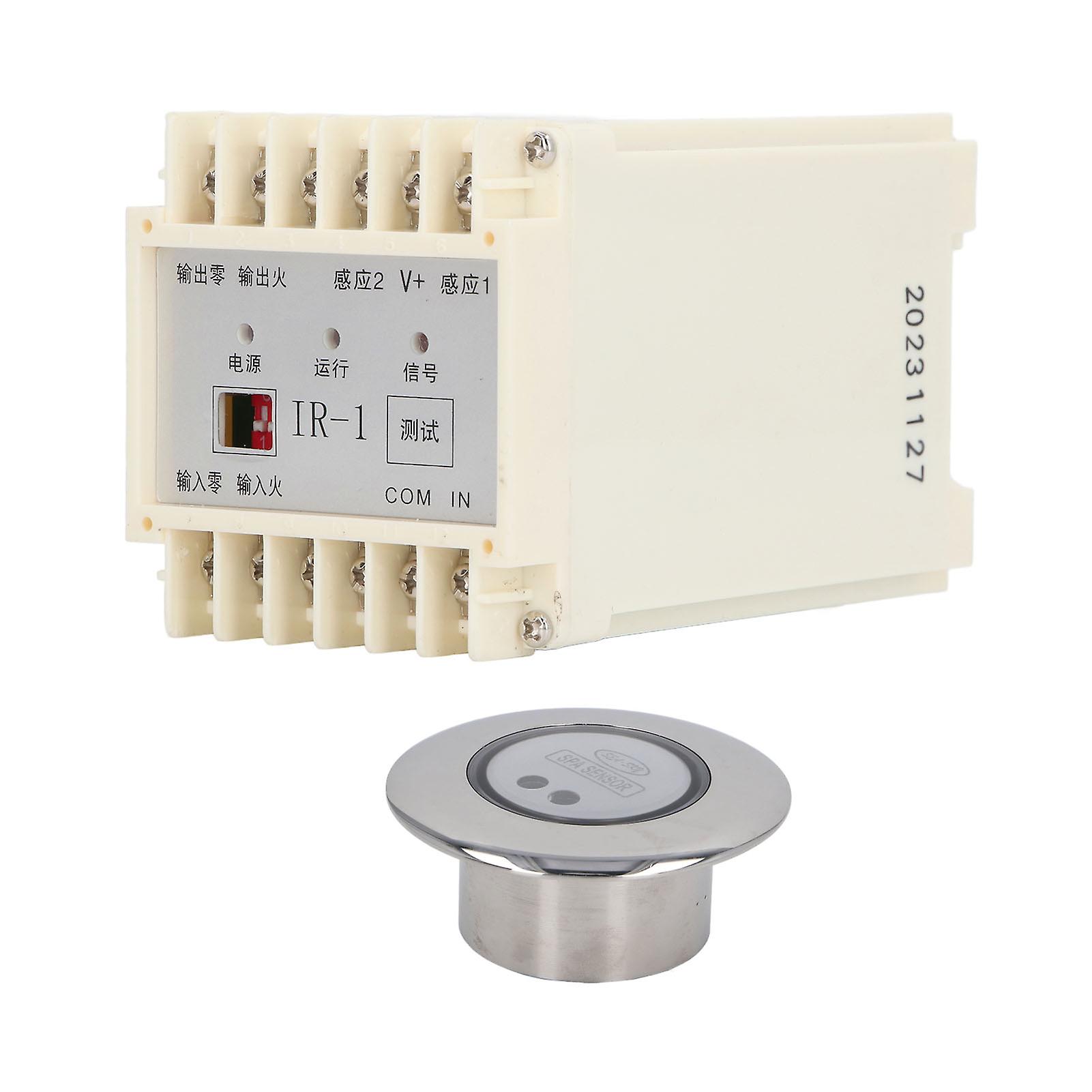 SPA Induction Switch Controller Stainless Steel Spa Induction Control Time Delay Switch Touch Switch Pool Accessory Round Column