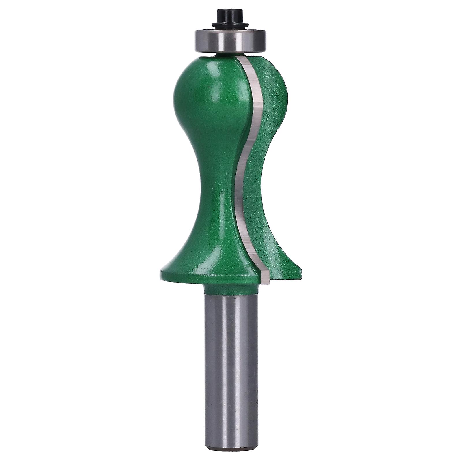 12mm Shank Half Round Wood Router Bit, Cutter Flute Line Wood Drilling Flute Line Woodworking Tool Milling Cutter K8IZZ
